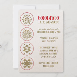 Fancy Holiday Party Invitations
