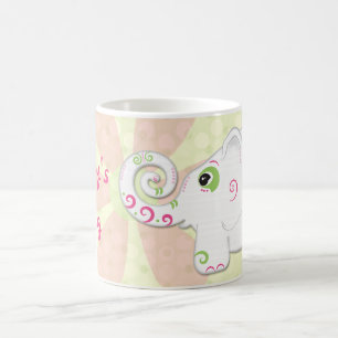 Fancy Indian Style Elephant Personalised Mug