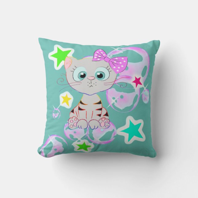 Fancy Kitten - Cushion (Front)