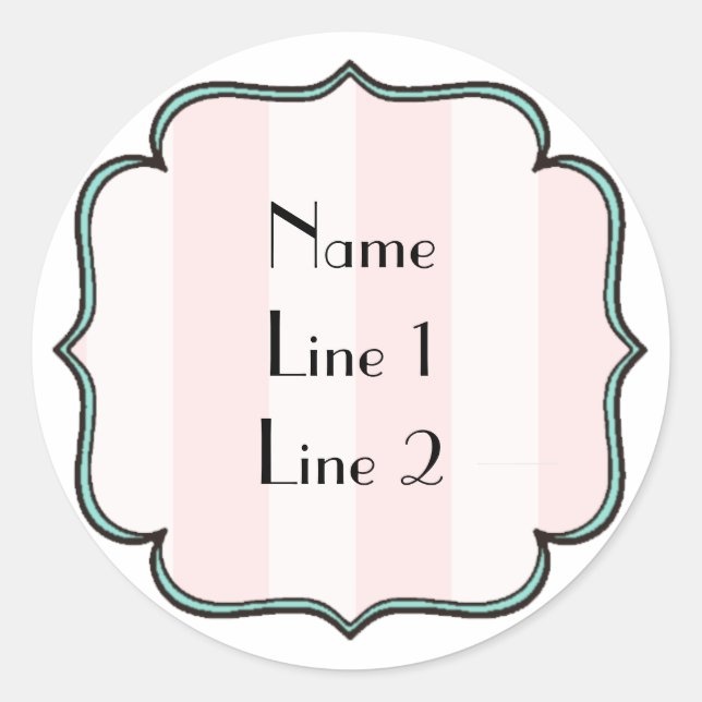 Fancy Label Sticker (Front)