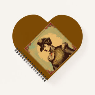 Fancy Lady In Period Costume Notebook