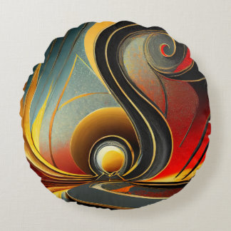 Fancy Latest Design Printed Round Cushion