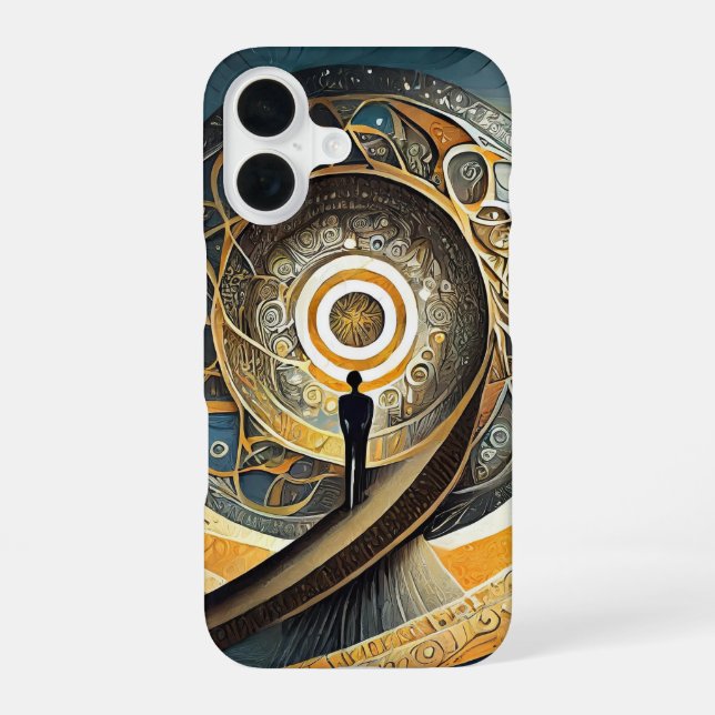 Fancy Latest Print iPhone 16 Case (Back)
