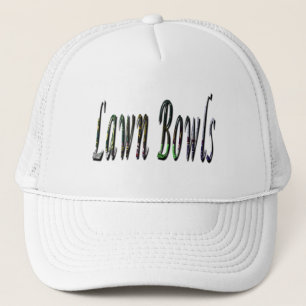 Fancy Lawn Bowls Logo, Trucker Hat