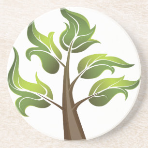 Fancy Leaves Coaster