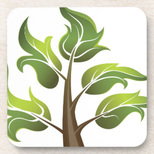 Fancy Leaves Coaster