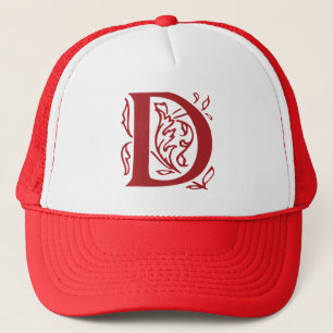 Fancy Letter D Trucker Hat