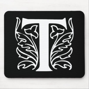 Fancy Letter T Mouse Mat