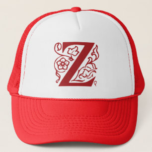 Fancy Letter Z Trucker Hat