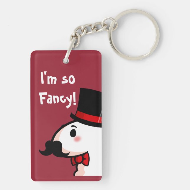 Fancy Llama Key Ring (Back)