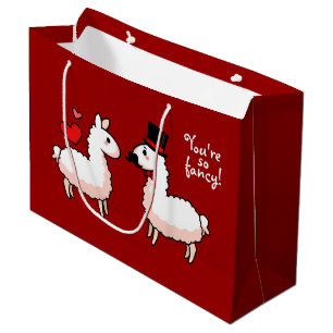 Fancy Llama Large Gift Bag