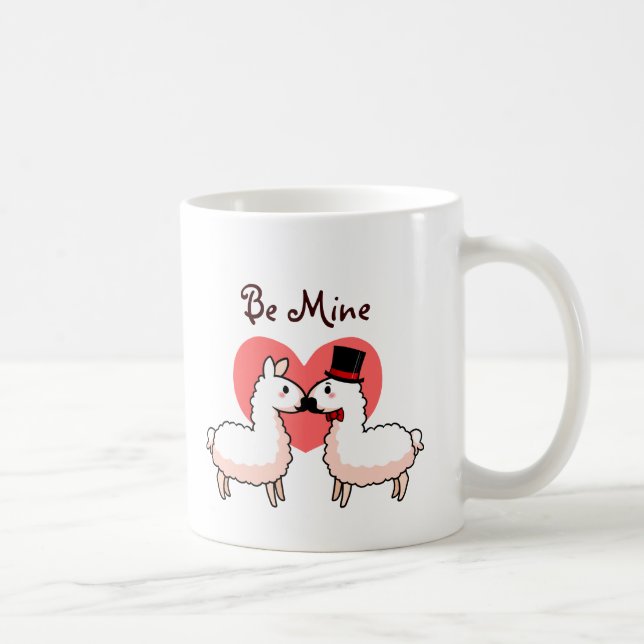Fancy Llama & Little Llama Coffee Mug (Right)