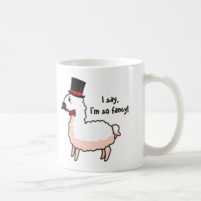 Fancy Llama Mug (Right)