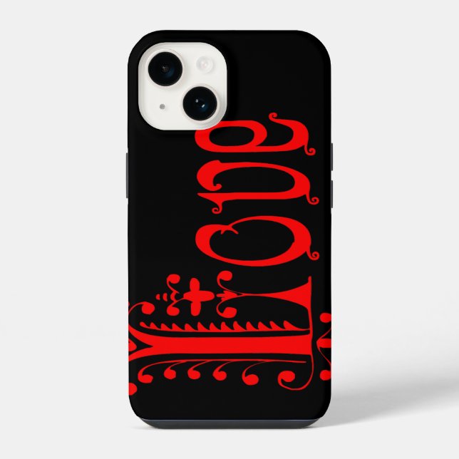 Fancy LOVE iPhone Case (Back)