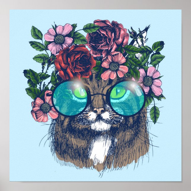 Fancy Maine Coon Poster (Front)