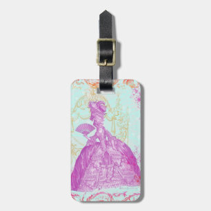 Fancy Marie Antoinette Potpourri Luggage Tag
