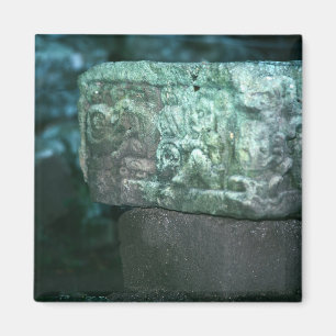 Fancy Mayan Ruins Photo Designed Refrigerator Magnet
