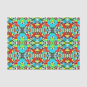 Fancy Mixed Colours Abstract Art For Decoupage Tissue Paper
