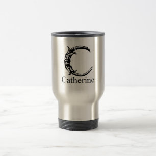 Fancy Monogram: Catherine Travel Mug
