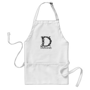 Fancy Monogram: Deborah Standard Apron