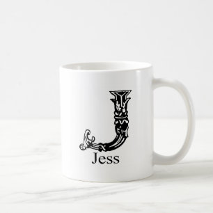 Fancy Monogram: Jess Coffee Mug