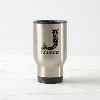 Fancy Monogram: Johanna Travel Mug