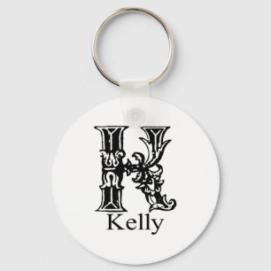 Fancy Monogram: Kelly Key Ring