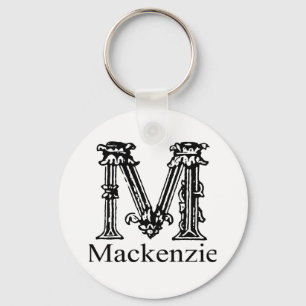 Fancy Monogram: Mackenzie Key Ring