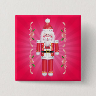 FANCY NUTCRACKER by SHARON SHARPE 15 Cm Square Badge