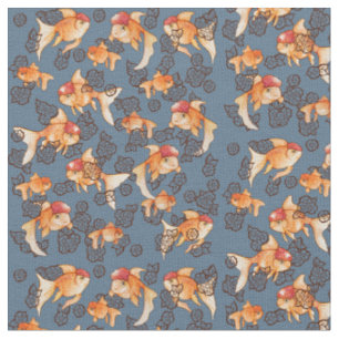 Fancy Oranda Goldfish Fabric