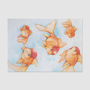 Fancy Oranda Goldfish Tissue Paper