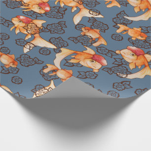 Fancy Oranda Goldfish Wrapping Paper
