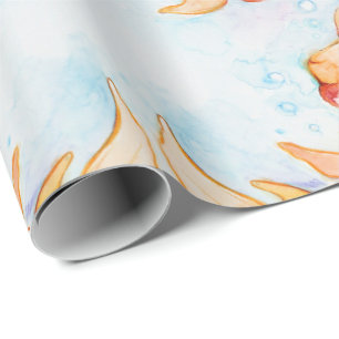 Fancy Oranda Goldfish Wrapping Paper