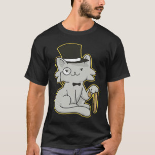 Fancy pants cats with a monocle and top hat and bo
