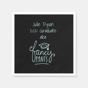 Fancy Pants Funny Graduation Custom Napkin