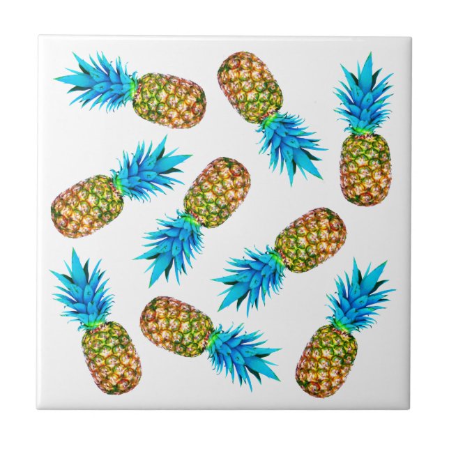 Fancy pineapples tile (Front)