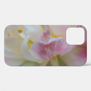 Fancy Pink and White Tulip iPhone 12 Case