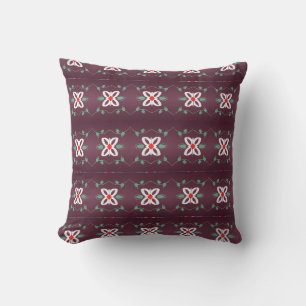 Fancy Plum Throw Pillow