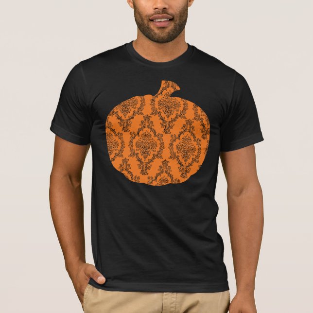 Fancy Pumpkin For Fall Halloween T-Shirt (Front)