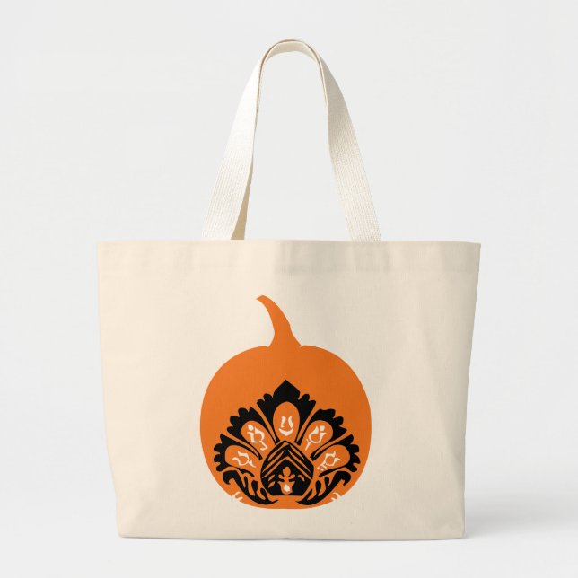 Fancy Pumpkin Tote (Front)