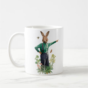 FANCY RABBIT FARMER COFFEE MUG