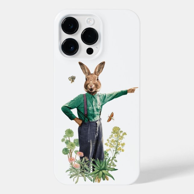 FANCY RABBIT FARMER  iPhone CASE (Back)