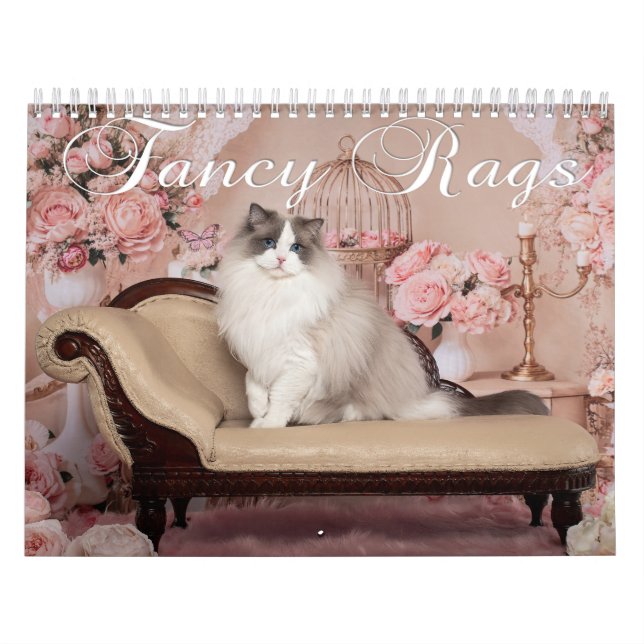Fancy Rags 12 month Calendar (Cover)