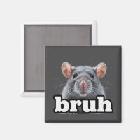 Fancy Rat Rodent Owner Meme Bruh Pet Rat Lover 