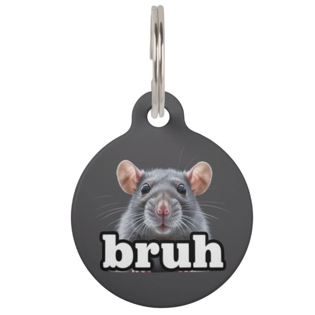 Fancy Rat Rodent Owner Meme Bruh Pet Rat Lover  Tag (Front)