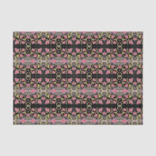 Fancy Red Floral Tissue Paper