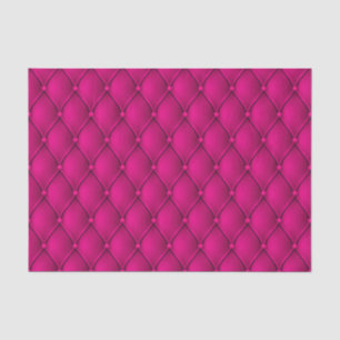 Fancy Regal Princess Pink Diamond Tuft Print Tissue Paper