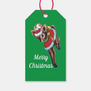 Fancy Reindeer Gift Tag