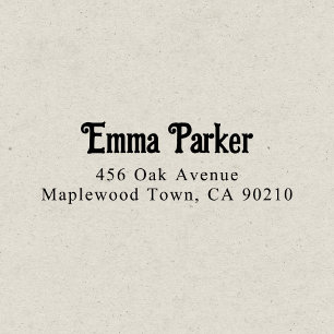 Fancy Retro Decorative Elegant Simple Self-inking Stamp