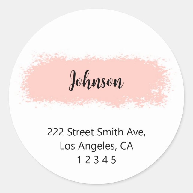 Fancy Return Address Labels (Front)